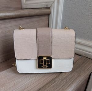 NWT Kate Spade KK897 Phoebe Color  Block Leather Turnlock Mini Flap Crossbody